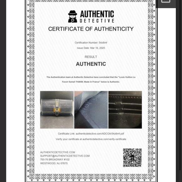 🖤LOUIS VUITTON🖤Suhali Le Favori Wallet in Noir Black with COA/EUC - Picture 12 of 12